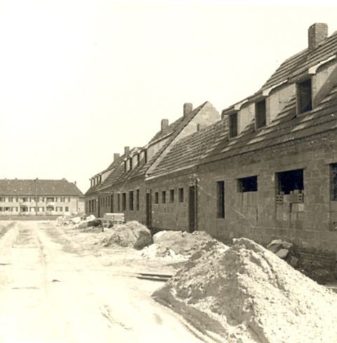 Wartburgstraße im Bau