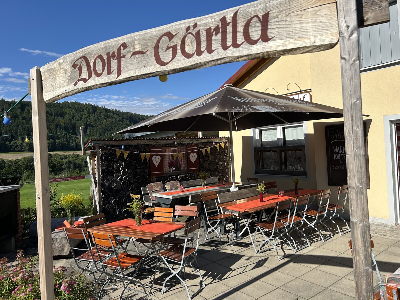 Dorfgärtla am Sportheim des SV Röhrenhof