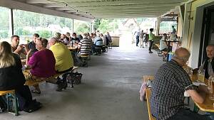 Sommerfest auf der Sportheim-Terrasse