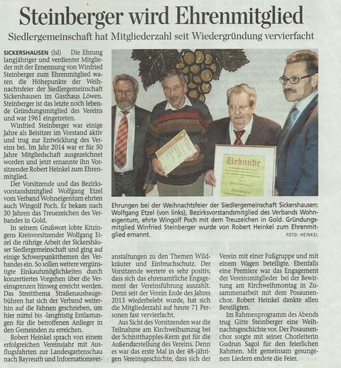 Pressebericht Die Kitzinger 07.12.2016