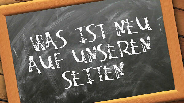 Themenbild: Was ist neu?