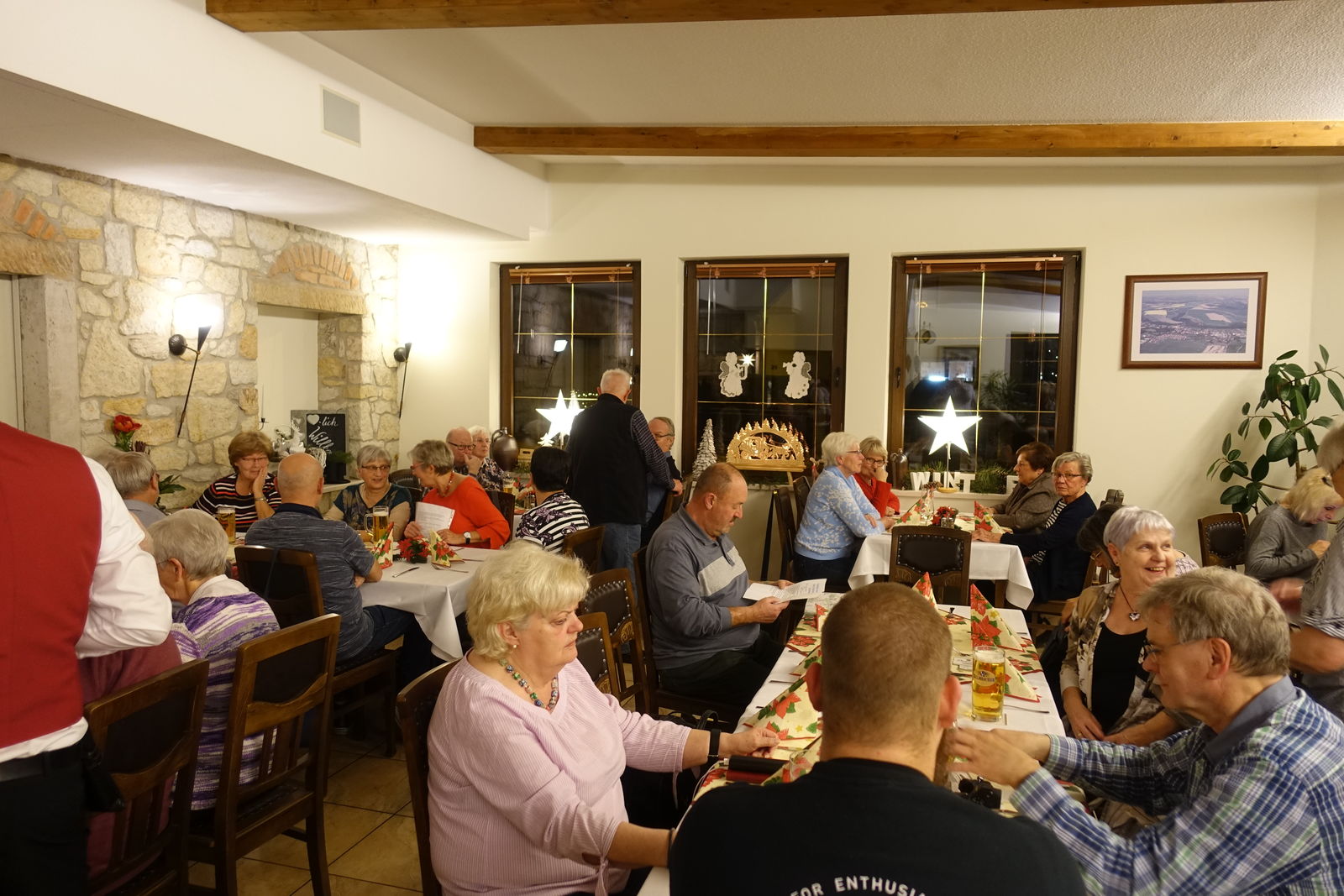 Begrüßungsabend im Hotel Zur Post in Zehista