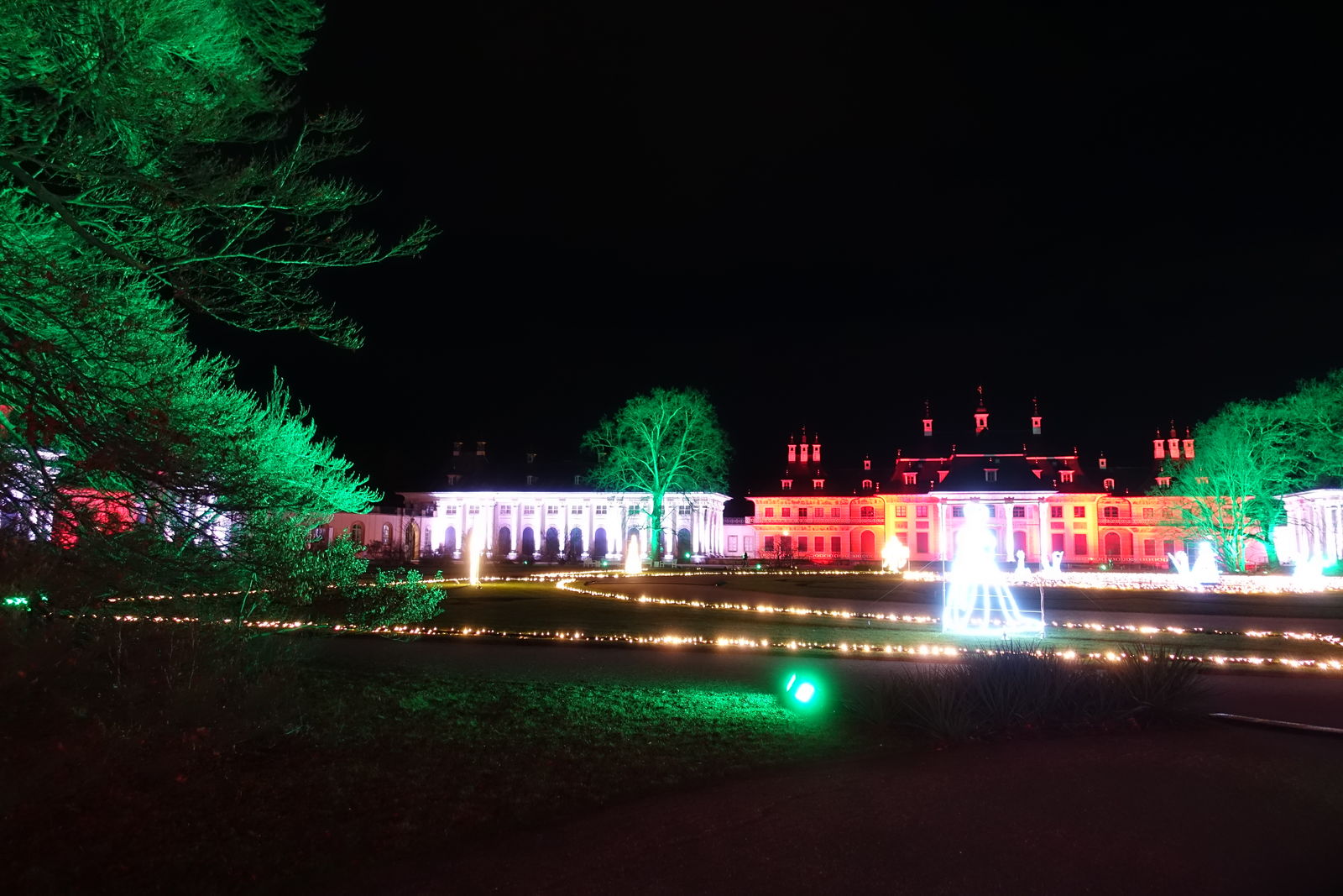 Pillnitz zur Lichterschau Chrismas Garden