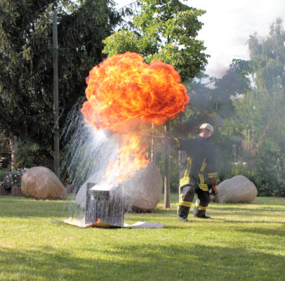 Feuerwehrvorführung