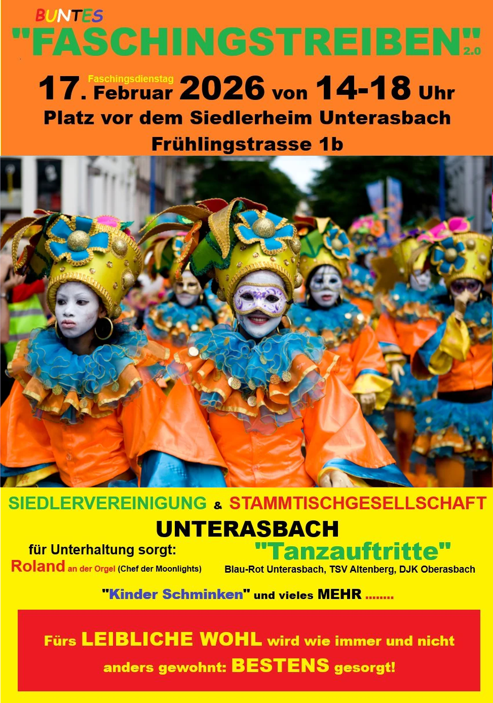 Buntes Faschingstreiben 2026
