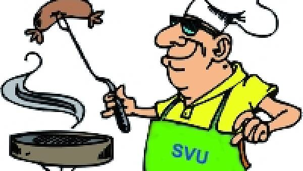 Themenbild: Chef beim Grillen Themenbild: Chef beim Grillen