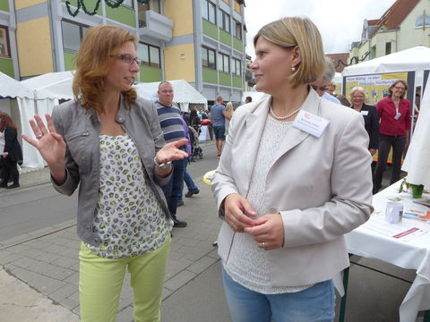 Im Gespräch: Sabine Bätzing-Lichtenthäler und Michaela Jindra