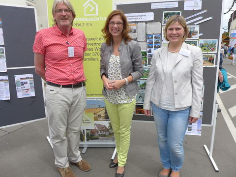 Bruno Zillger, Sabine Bätzing-Lichtenthäler und Michaela Jindra