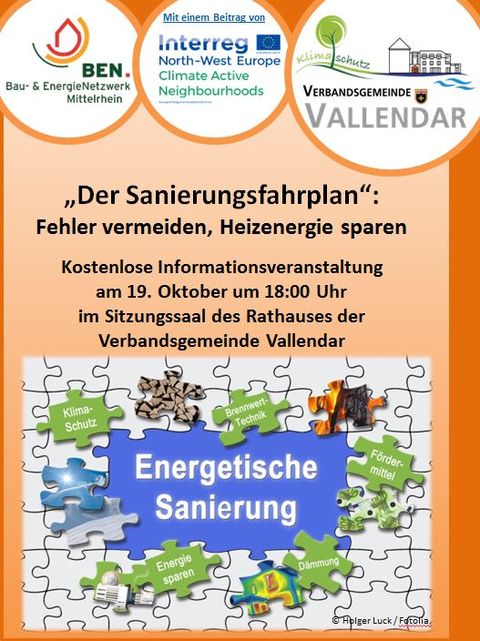 Poster Sanierungsfahrplan Vallendar