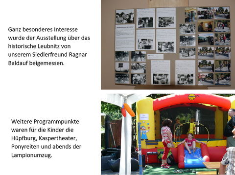 Ausstellung u. Hüpfburg