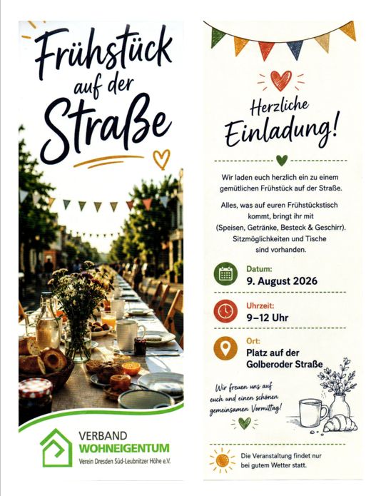 Straßenfrühstück