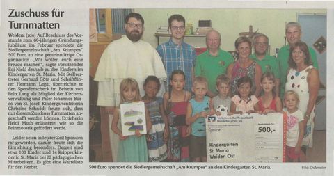 Spende Kindergarten St. Maria