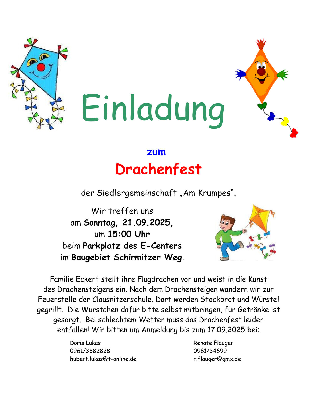Drachenfest am 21.09.2025