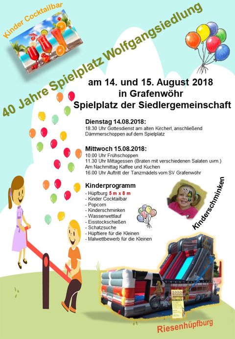 40 Jahre Spielplatz Wolfgangsiedlung