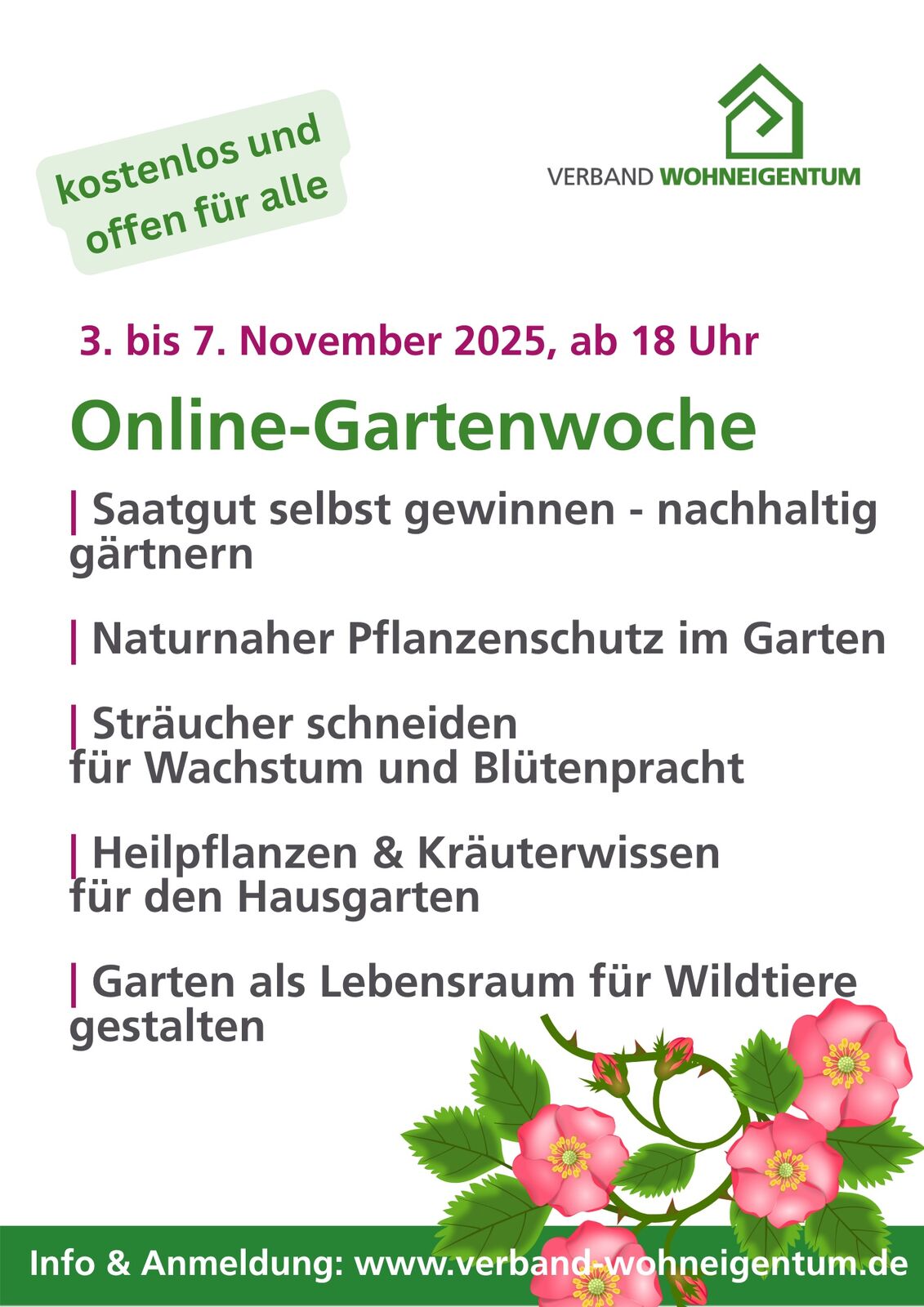 Online Gartenwoche